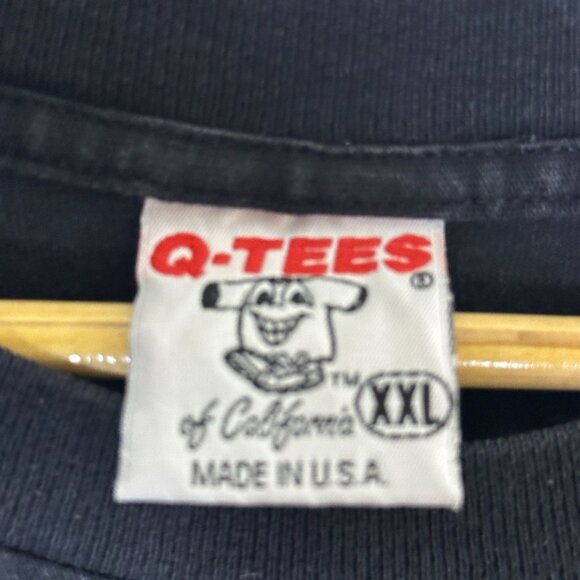 VTG Rick Springfield Graphic Tee Shirt Band Punk Karma Tour Men XXL Black 90s - Picture 4 of 13